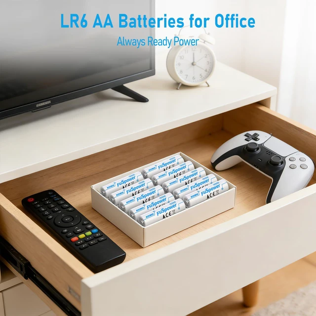 Alt view image 2 of 7 - Fuspower Alkaline AA Batteries 1.5V: Ultra Long Lasting Double A Batteries 10 Pack - Power for Remote Control Mice Keyboard - 10 Years Shelf Life for Emergency Preparedness