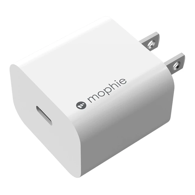 Alt view image 2 of 4 - Mophie USB-C PD Wall Charger - 20W USB-C PD Wall Charger - White