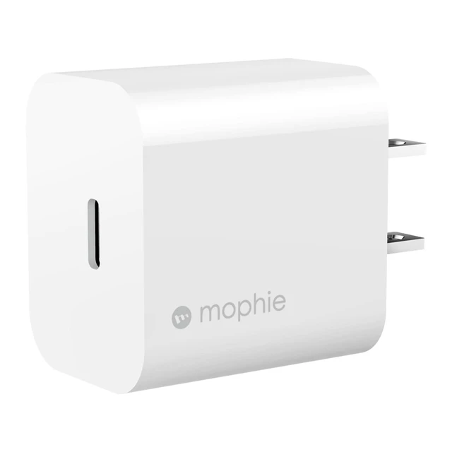 Alt view image 4 of 4 - Mophie USB-C PD Wall Charger - 20W USB-C PD Wall Charger - White