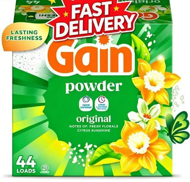 Main image of Gain Powder Laundry Detergent, Original Scent, 40 oz, 44 Loads