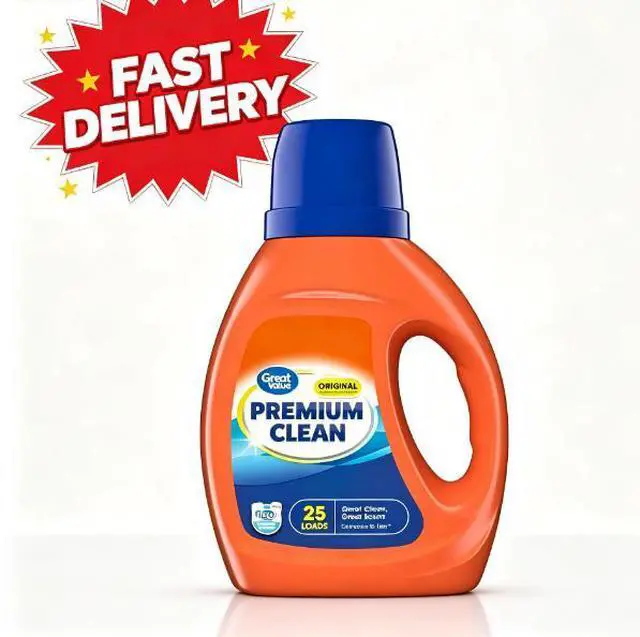 Main image of Great Value Premium Clean Original Laundry Detergent 34 fl oz, 25 loads