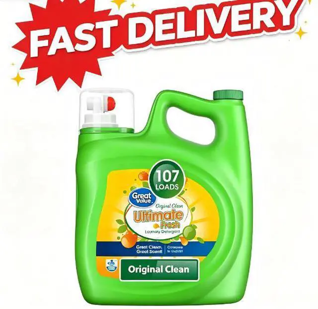 Main image of Great Value Ultimate Fresh Laundry Detergent, Original Clean, 154 fl oz, 107 Loads