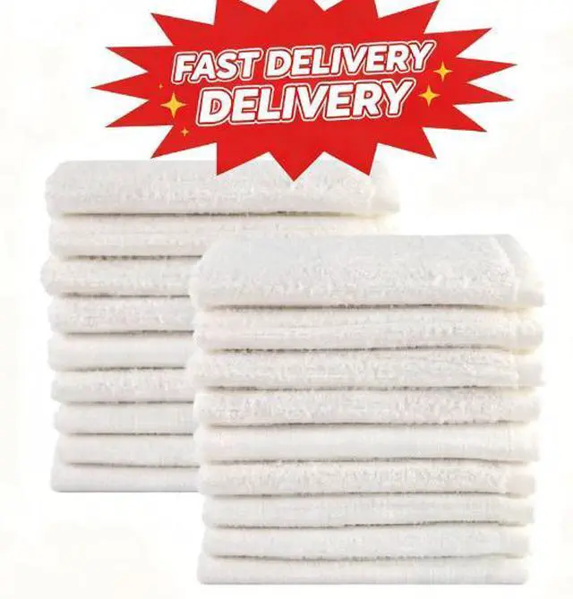 Main image of Mainstays 18-Piece Kitchen Bar Mop Dishcloth Set, White