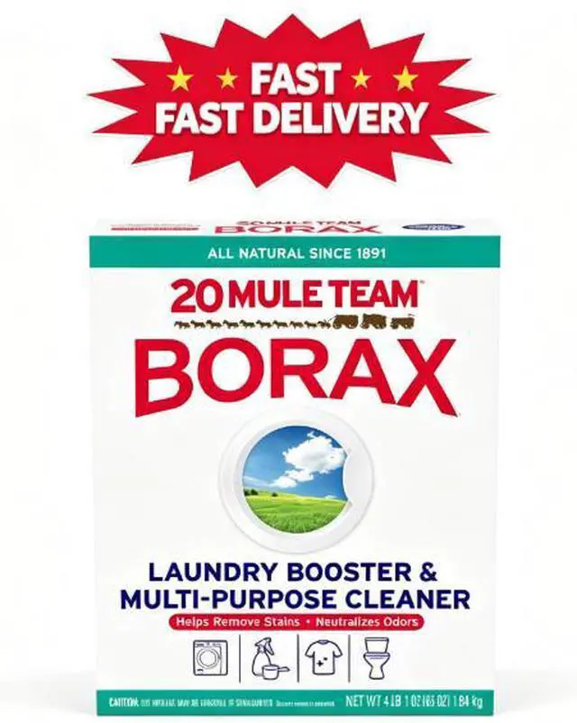 Main image of 20 Mule Team All Natural Borax Laundry Detergent Booster & Multi-Purpose Household Cleaner, 65 Ounce