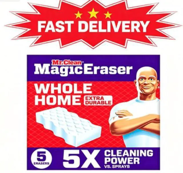 Main image of Mr. Clean Magic Eraser Sponge, Cleaner, Whole Home Extra Durable, 5ct