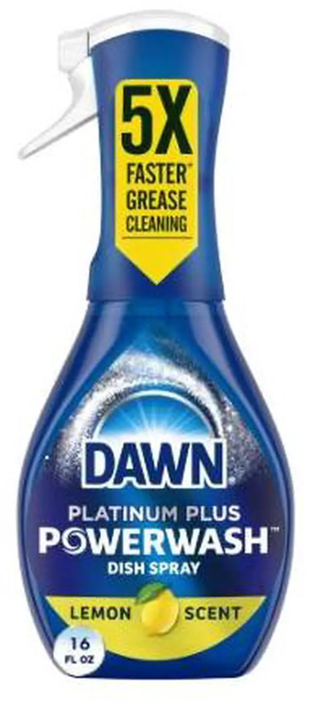 Main image of Dawn Platinum Powerwash Dish Spray, Dish Soap, Lemon Starter Kit, 16 fl oz