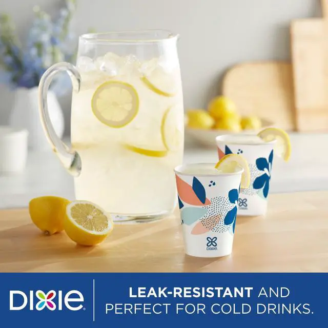 Alt view image 6 of 7 - Dixie Disposable Paper Cups, 9 oz, Multi-Color, 50 count