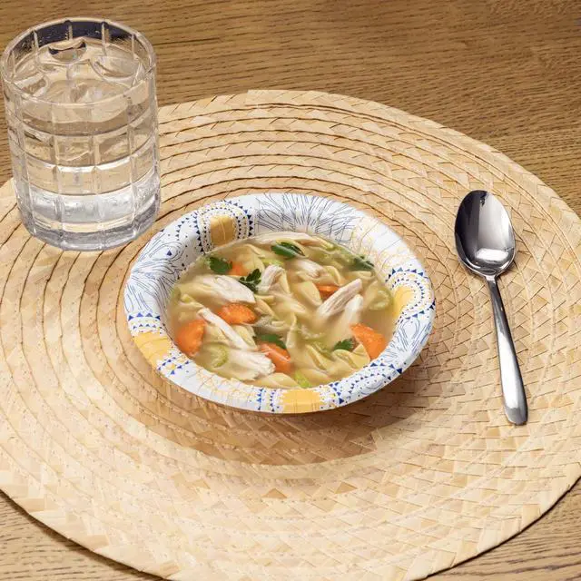 Alt view image 2 of 5 - Great Value Everyday Disposable Paper Bowls, 10 oz, 50 Count