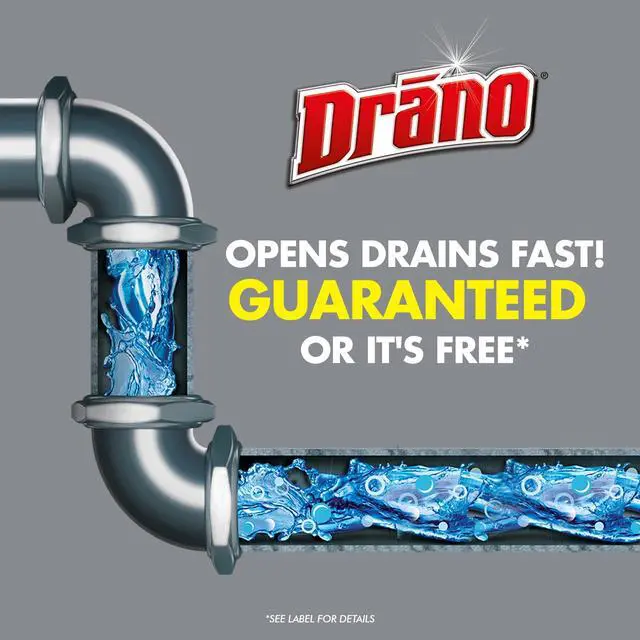 Alt view image 3 of 7 - Drano Liquid Drain Cleaner & Opener, 32 fl oz