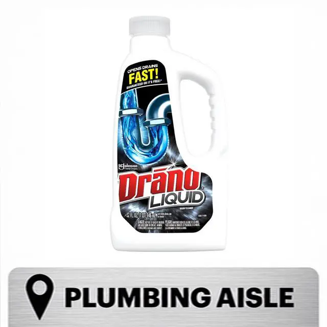 Alt view image 2 of 7 - Drano Liquid Drain Cleaner & Opener, 32 fl oz