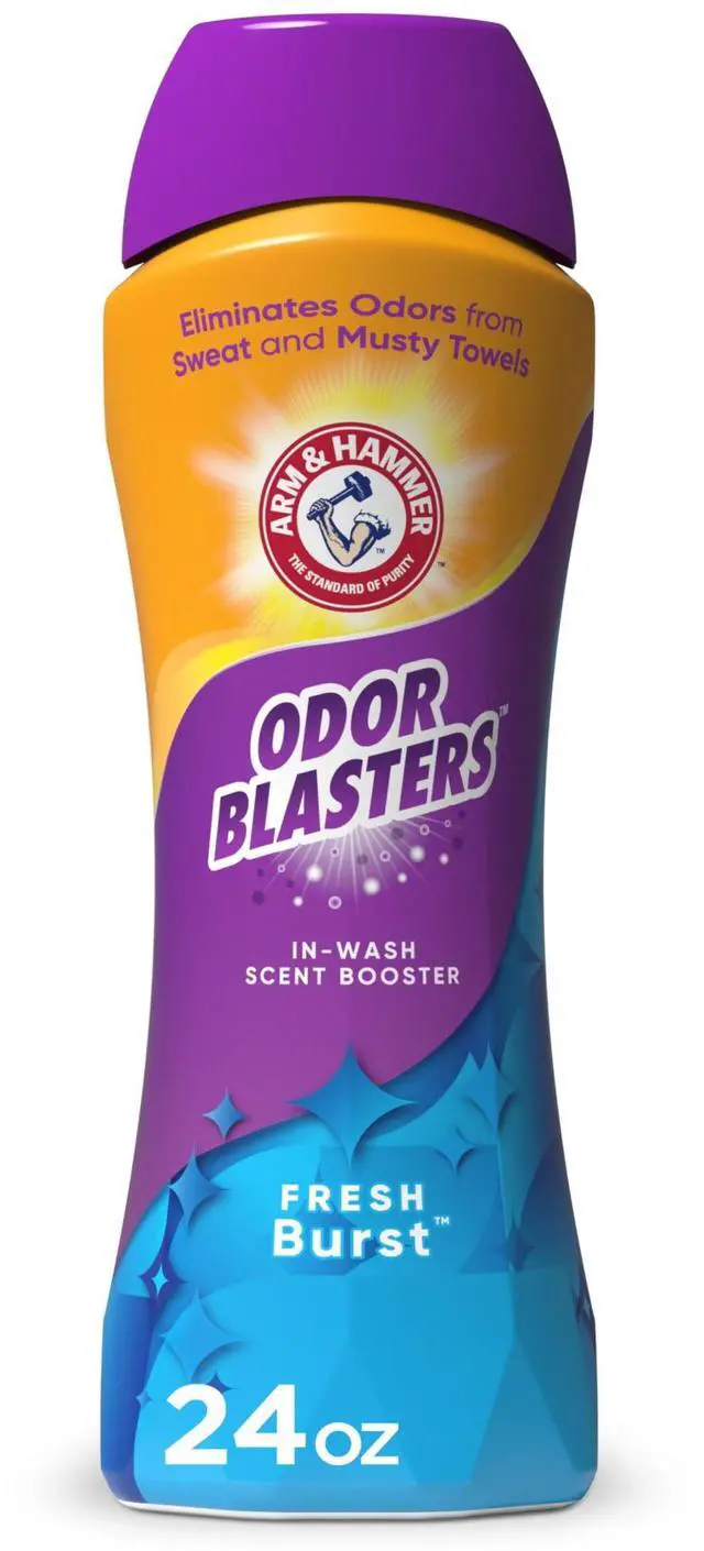 Main image of ARM & HAMMER Odor Blasters Fresh Burst In-Wash Laundry Scent Booster, 24 oz Bottle