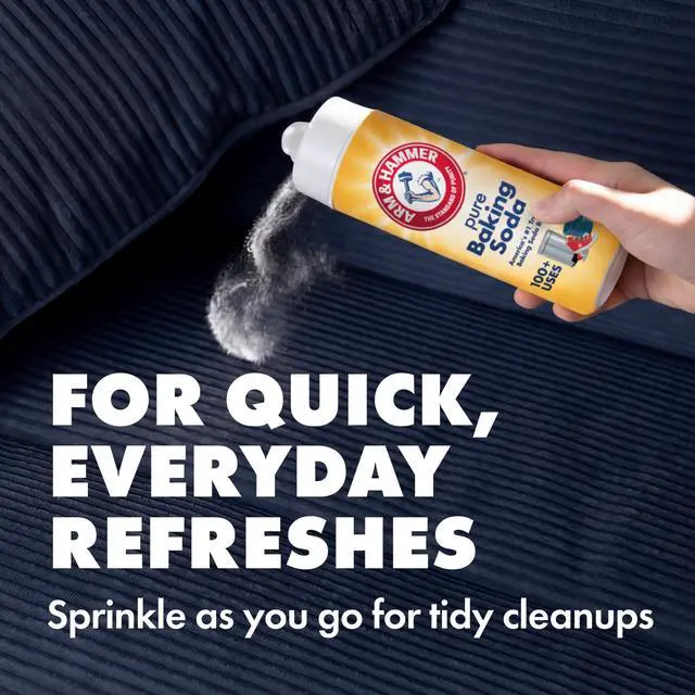 Alt view image 4 of 6 - ARM & HAMMER Pure Baking Soda Shaker, Multi-Purpose Cleaning, Laundry & Deodorizing, 12 Oz