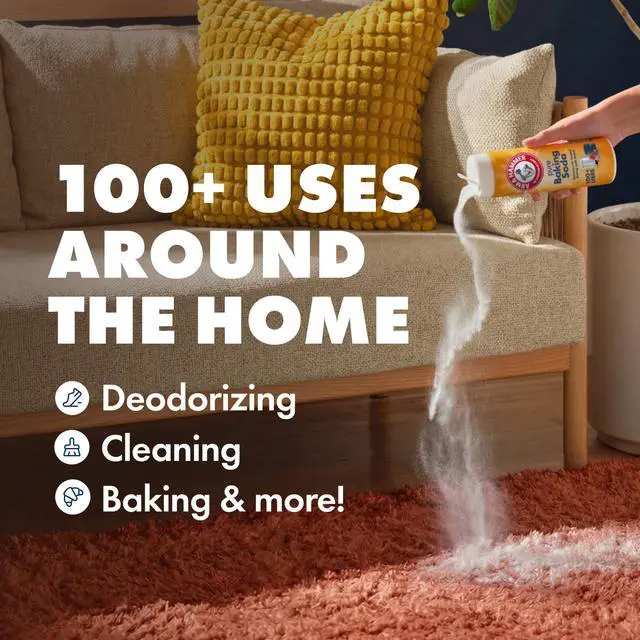 Alt view image 6 of 6 - ARM & HAMMER Pure Baking Soda Shaker, Multi-Purpose Cleaning, Laundry & Deodorizing, 12 Oz