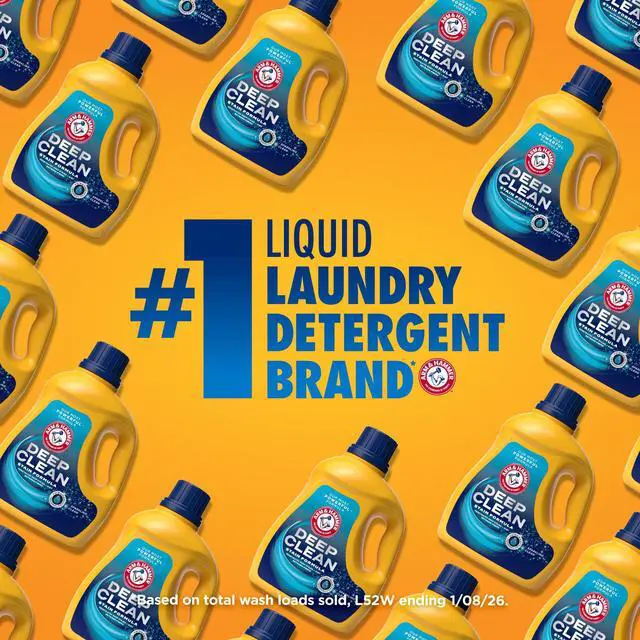 Alt view image 3 of 6 - ARM & HAMMER Plus OxiClean Max Force Deep Clean Stain Detergent, Sparkling Clean, 75 Fl Oz