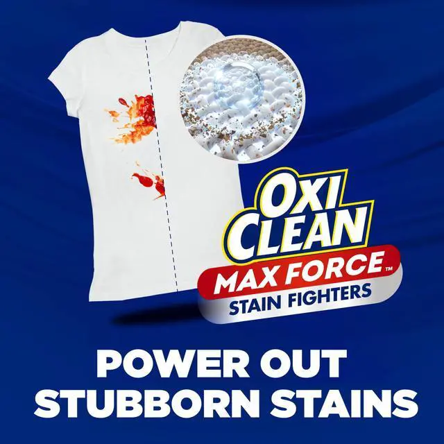 Alt view image 4 of 6 - ARM & HAMMER Plus OxiClean Max Force Deep Clean Stain Detergent, Sparkling Clean, 75 Fl Oz