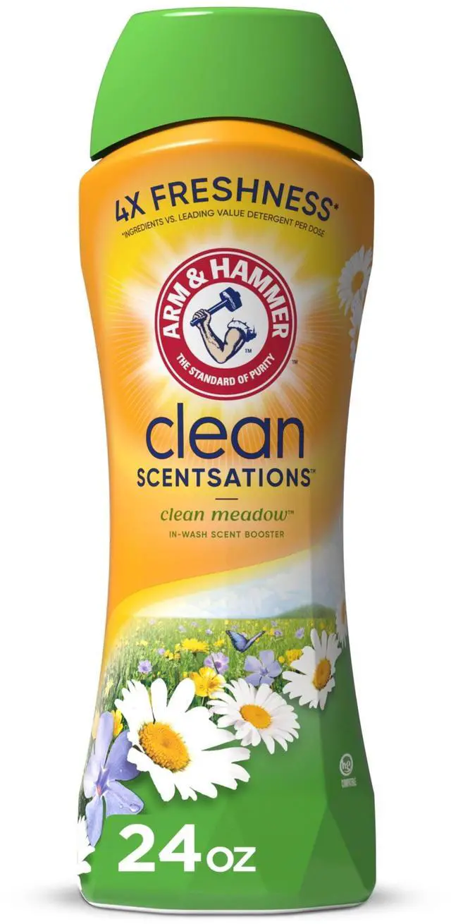 Main image of ARM & HAMMER Clean Scentsations Scent Booster, Laundry Beads Alternative, Clean Meadow scent, 24 Oz