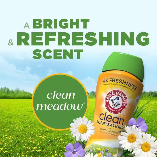 Alt view image 4 of 6 - ARM & HAMMER Clean Scentsations Scent Booster, Laundry Beads Alternative, Clean Meadow scent, 24 Oz