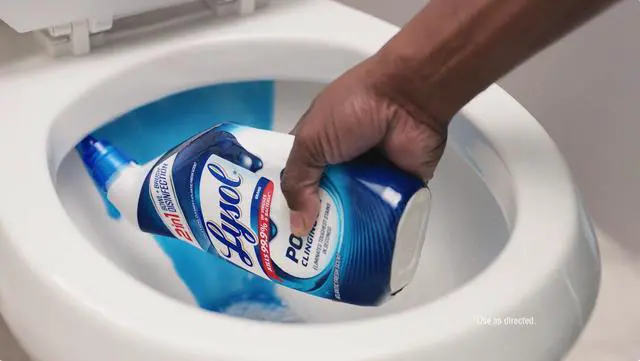 Alt view image 4 of 7 - Lysol Toilet Bowl Cleaner Clinging Gel, Disinfecting Bathroom Cleaner and Toilet Bowl Stain Remover, Bamboo Scent, 24 fl oz (2 Pack)