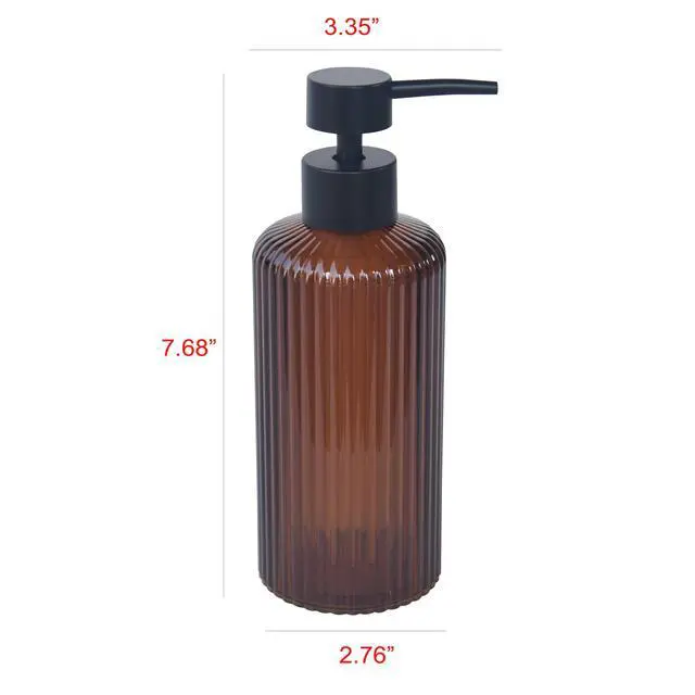 Alt view image 2 of 6 - Mainstays Plastic Lotion Pump, Brown