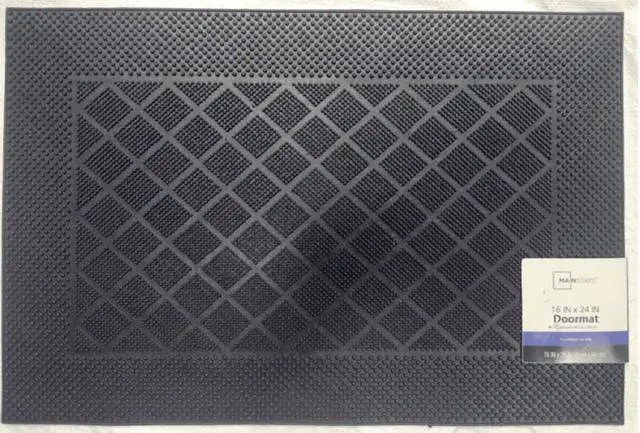 Alt view image 3 of 3 - Mainstays Flexible Rubber Pin Doormat for Entryways