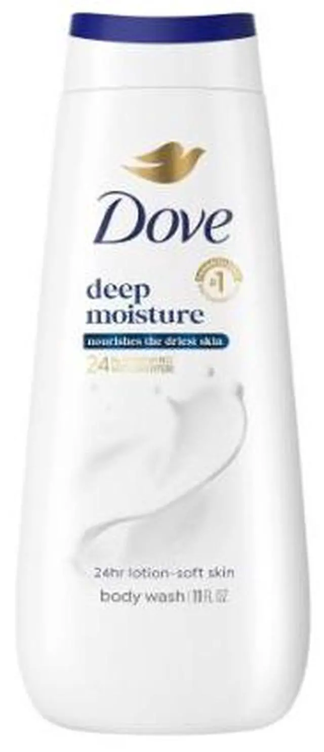 Main image of Dove Body Wash For 24hr Lotion-Soft Skin-Deep Moisture Moisturizing Skin Cleanser with No Sulfates No Parabens ,11 fl oz