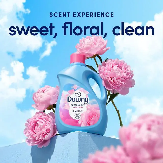Alt view image 5 of 7 - Downy Liquid Fabric Softener, April Fresh, 100 fl oz, 136 Loads