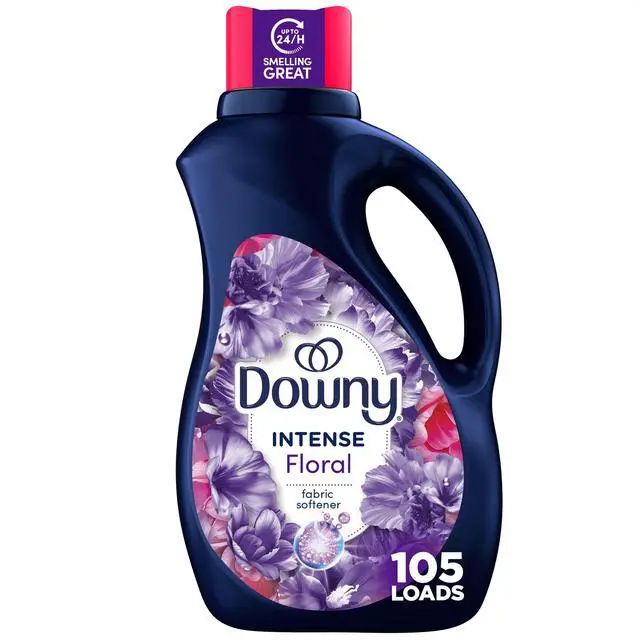 Alt view image 5 of 6 - Downy Intense Liquid Fabric Softener and Conditioner, Floral Scent, 77 fl oz, 105 Loads