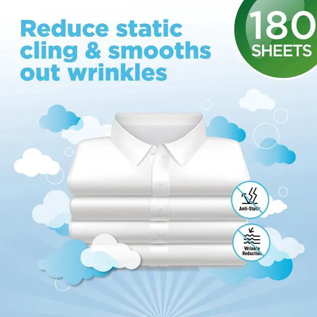 Alt view image 7 of 7 - Great Value Free & Delicate Hypoallergenic Dryer Sheets, 180 Count