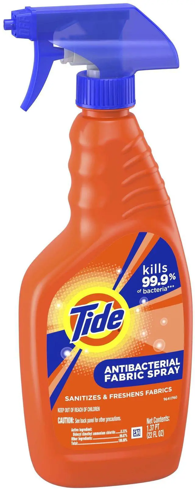 Main image of Tide Antibacterial Fabric Spray, Original Scent, 22 fl oz