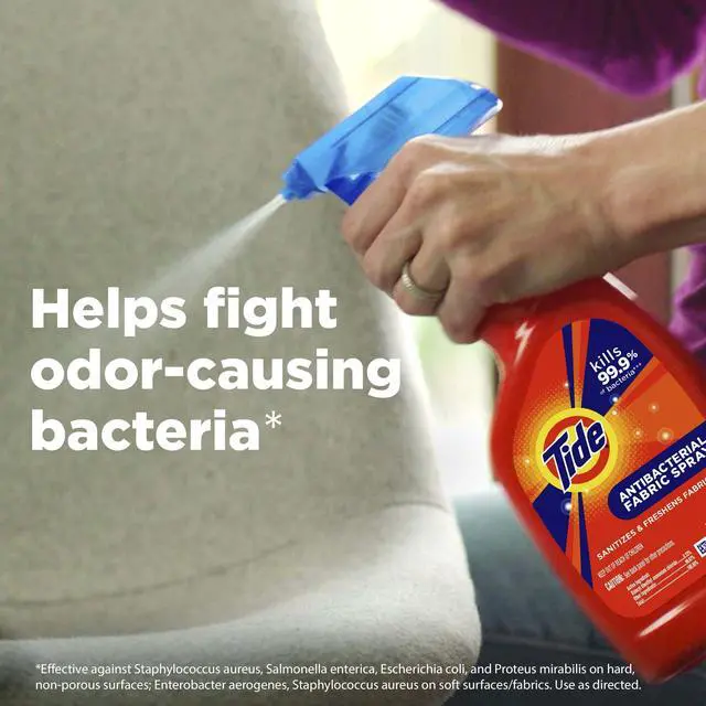 Alt view image 4 of 7 - Tide Antibacterial Fabric Spray, Original Scent, 22 fl oz