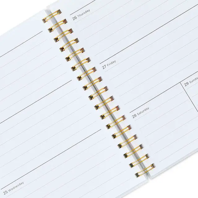 Alt view image 3 of 6 - Pen+Gear 15-Month Monthly/Weekly Planner, 6.75" x 9", Multicolor Floral, April 2026-June 2027