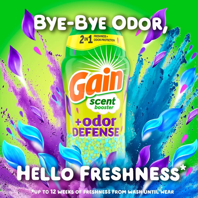 Alt view image 4 of 7 - Gain Laundry Scent Beads, Odor Defense 2-in-1 In-Wash Scent Booster, Super Fresh Blast Scent, 4.8 oz
