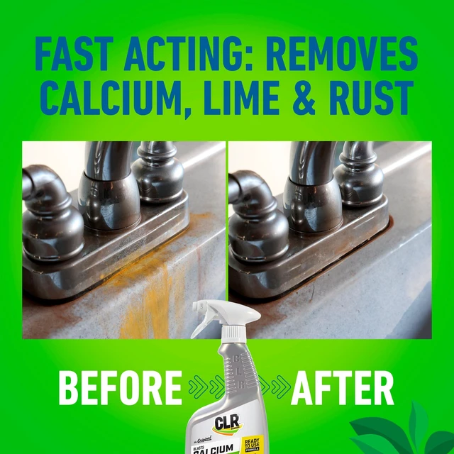 Alt view image 5 of 7 - CLR Calcium Lime and Rust Remover EPA Safer Choice 22 oz Spray