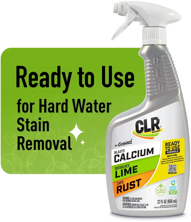 Main image of CLR Calcium Lime and Rust Remover EPA Safer Choice 22 oz Spray