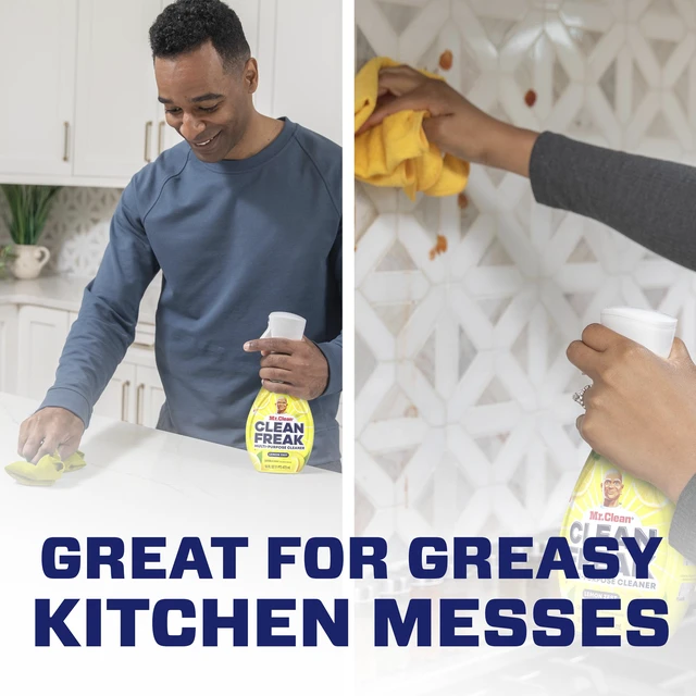 Alt view image 4 of 7 - Mr. Clean Clean Freak Citrus Anti-Bacterial All Purpose Cleaner 16 fl oz Spray