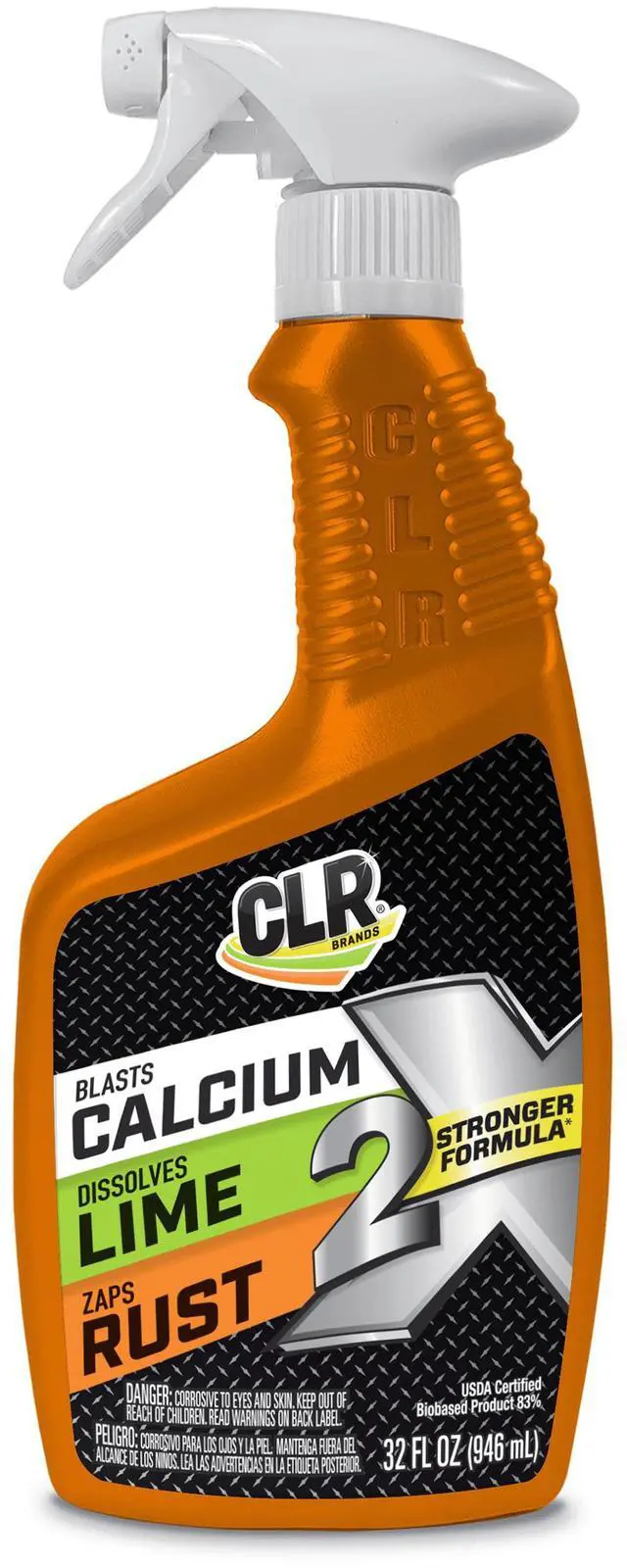 Main image of CLR Brands 2X CLR Calcium Lime and Rust Remover Open Stock 32 oz Trigger