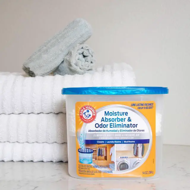Alt view image 2 of 5 - Arm & Hammer Moisture Absorber Tub, Fragrance Free Desiccant, 14 oz