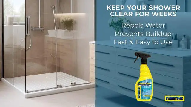 Alt view image 3 of 7 - Rain-X Shower Door Water Repellent, 16 fl. oz. - 630023