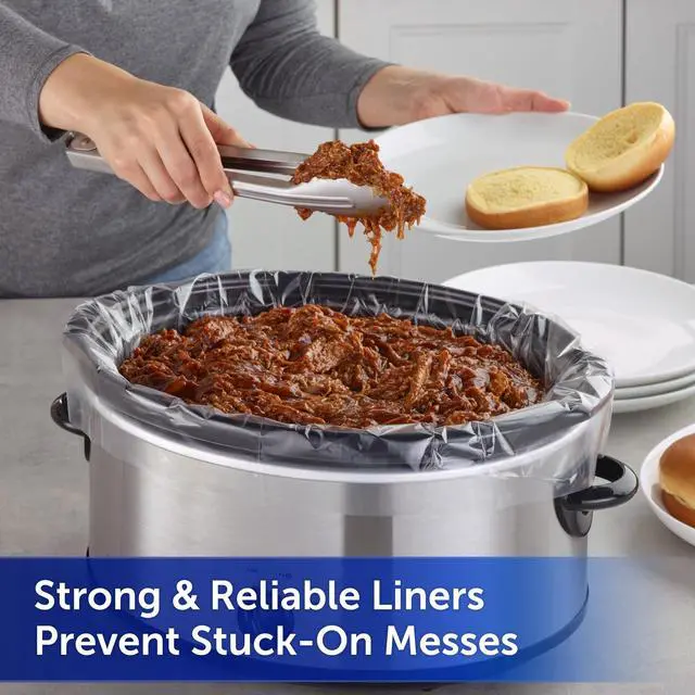 Alt view image 5 of 7 - Reynolds Kitchens Slow Cooker Liners, Regular (Fits 3-8 Quarts), 10 Count