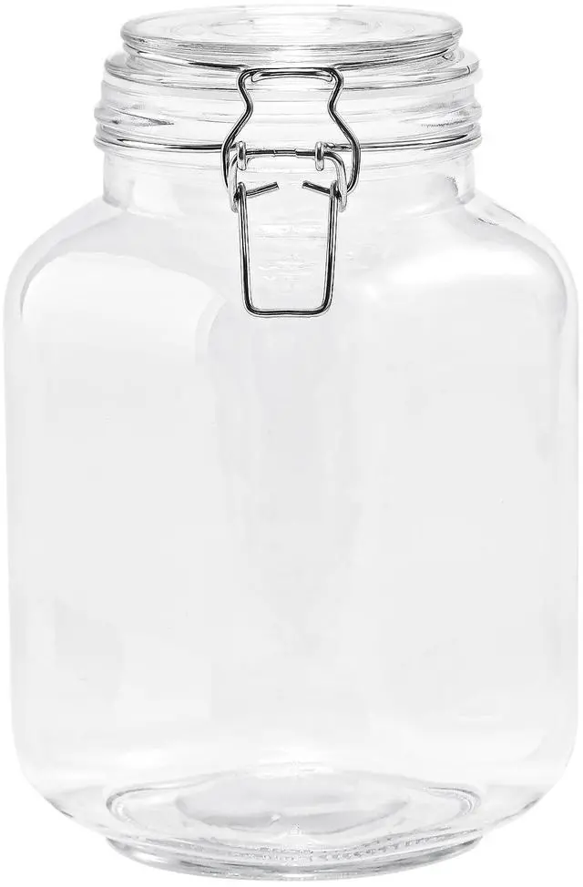 Alt view image 3 of 6 - Mainstays 67 oz Glass Airtight Food Storage Jar Canister with Locking Lid, Kitchen Pantry Storage Container for Dry Food, Coffee, Sugar and Pantry Organization