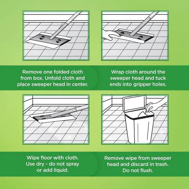 Alt view image 5 of 7 - Great Value Dry Sweeping Cloth Refills, 52 Count