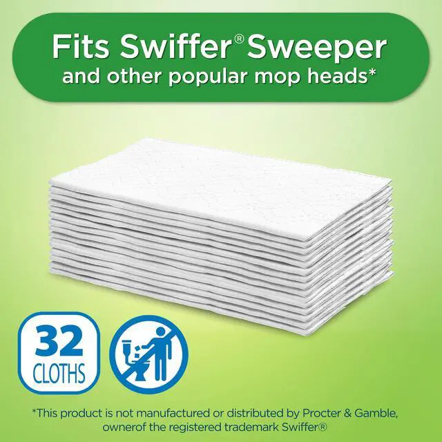 Alt view image 6 of 7 - Great Value Dry Sweeping Cloth Refills, 52 Count
