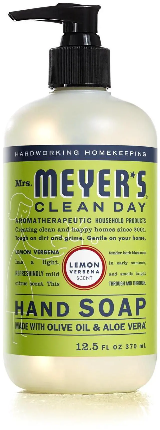 Main image of Mrs. Meyer's Clean Day Liquid Hand Soap, Lemon Verbena, 12.5oz