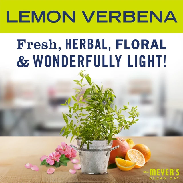 Alt view image 2 of 4 - Mrs. Meyer's Clean Day Liquid Hand Soap, Lemon Verbena, 12.5oz
