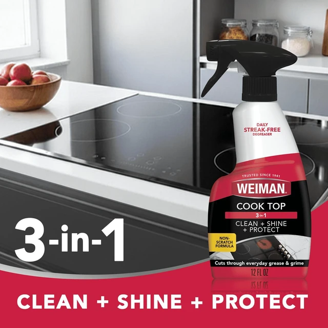 Alt view image 3 of 6 - Weiman Daily Cooktop Cleaner Spray, Streak-Free Shine, 12 fl oz