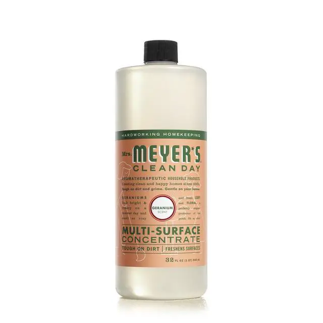 Alt view image 4 of 6 - Mrs. Meyer's Clean Day Multi-Surface Everyday Concentrate, 32 Fl Oz, Geranium Scent