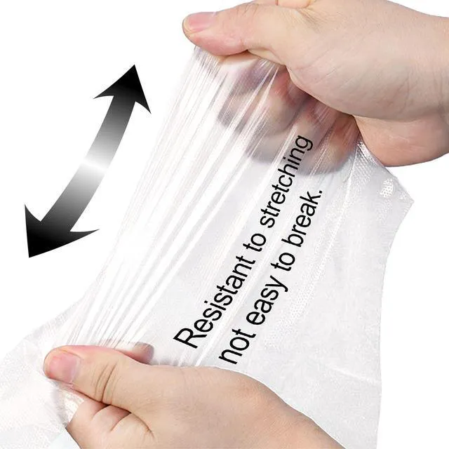 Alt view image 5 of 7 - 400 Count Disposable Plastic Gloves, Latex-Free, Powder-Free, One Size, Clear, for Cooking, Catering, Cleaning, Food Handling