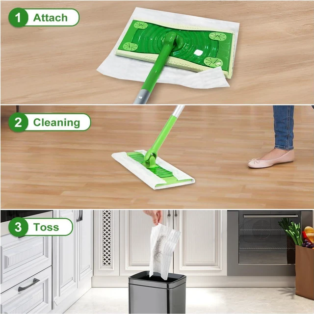 Alt view image 3 of 7 - Orighty Dry Sweeping Cloths for Swiffer Sweeper, 52 Count, Disposable