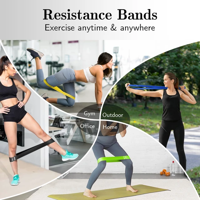 Alt view image 3 of 6 - 5-Level Elasticity Resistance Bands for Exercise