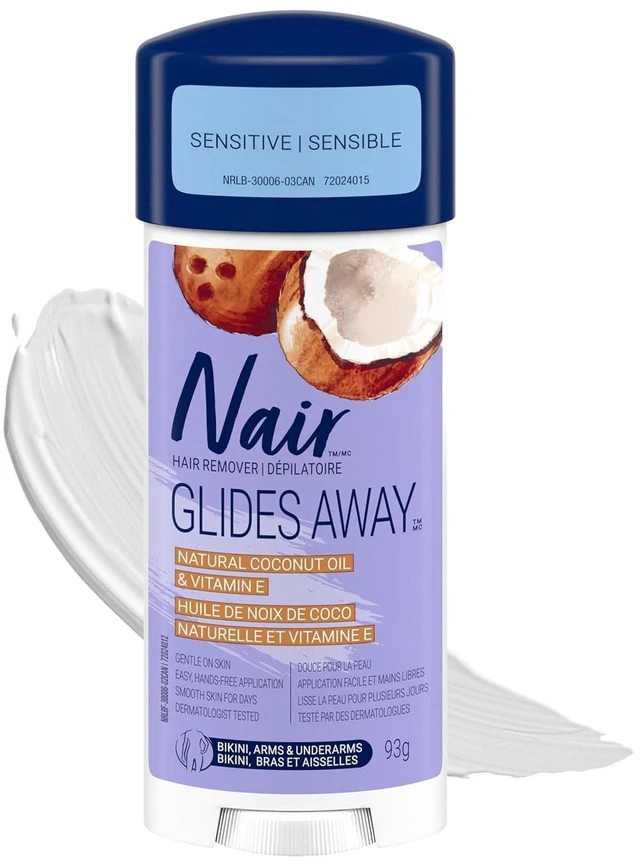 Main image of Nair Glide On Hair Removal Cream Sensitive Formula 3.6oz